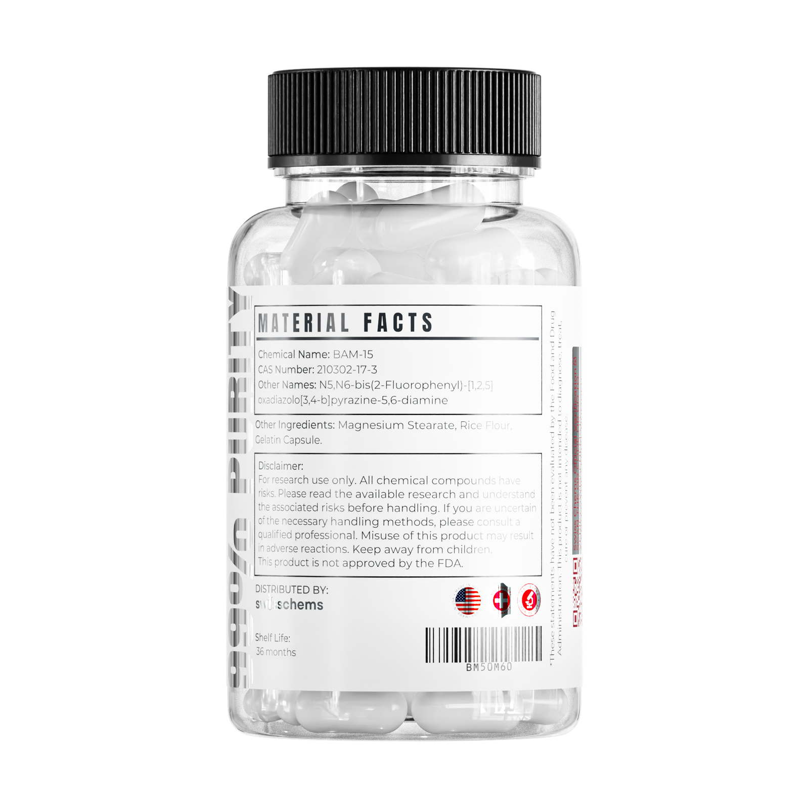 BAM-15 3000mg (50mg/capsule) - Image 2