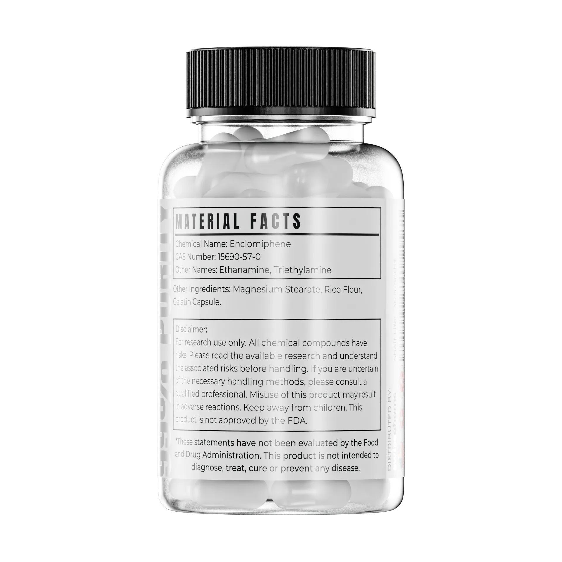 Enclomiphene (12.5mg/capsule), 60 Capsules - Image 2